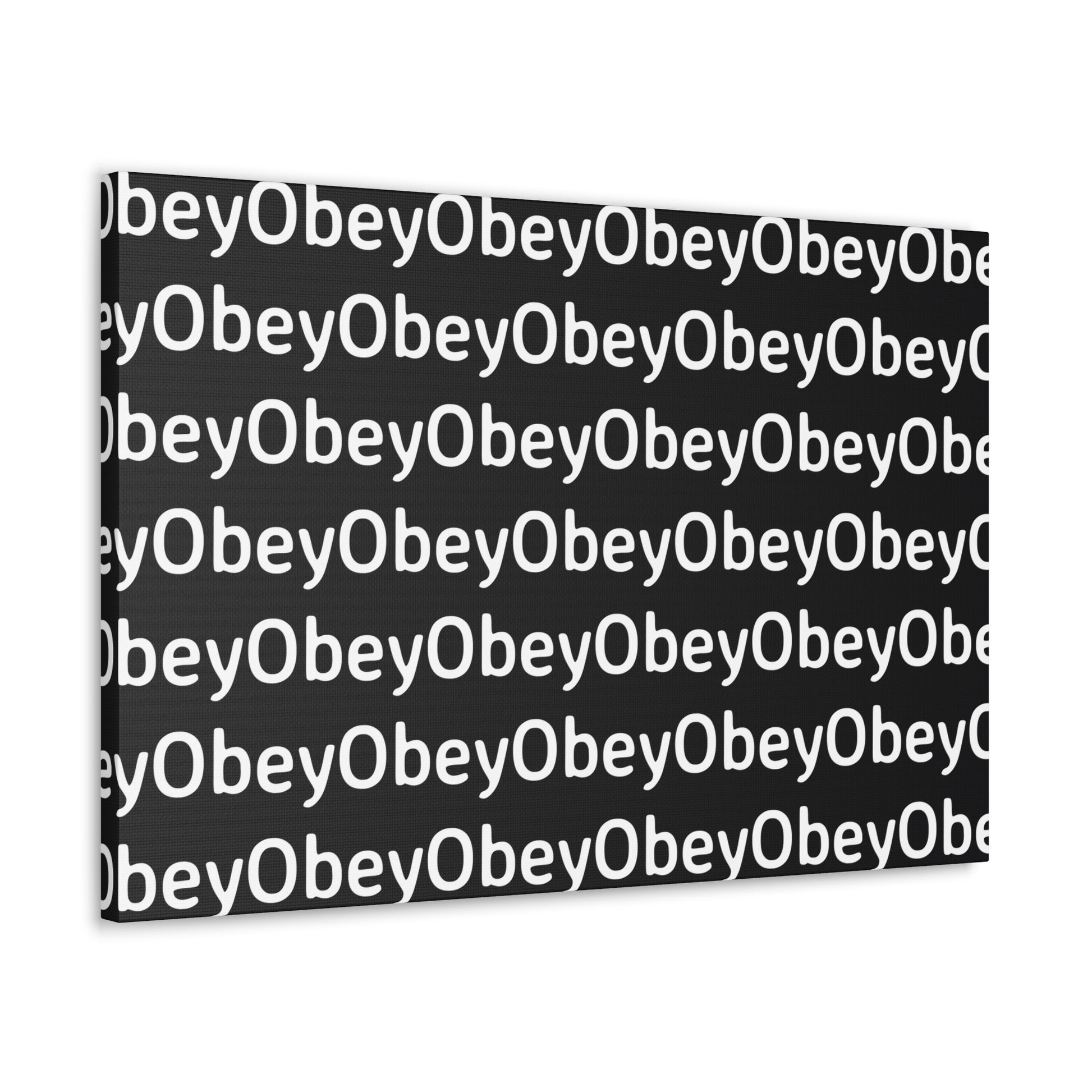 "Obey" - Classic Canvas - Premium Artwork from Concordia Style Boutique - Just $23.12! Shop now at Concordia Style Boutique