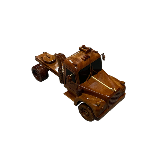 1961 Mack Truck Mahogany Wood Desktop Model