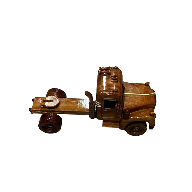 1961 Mack Truck Mahogany Wood Desktop Model