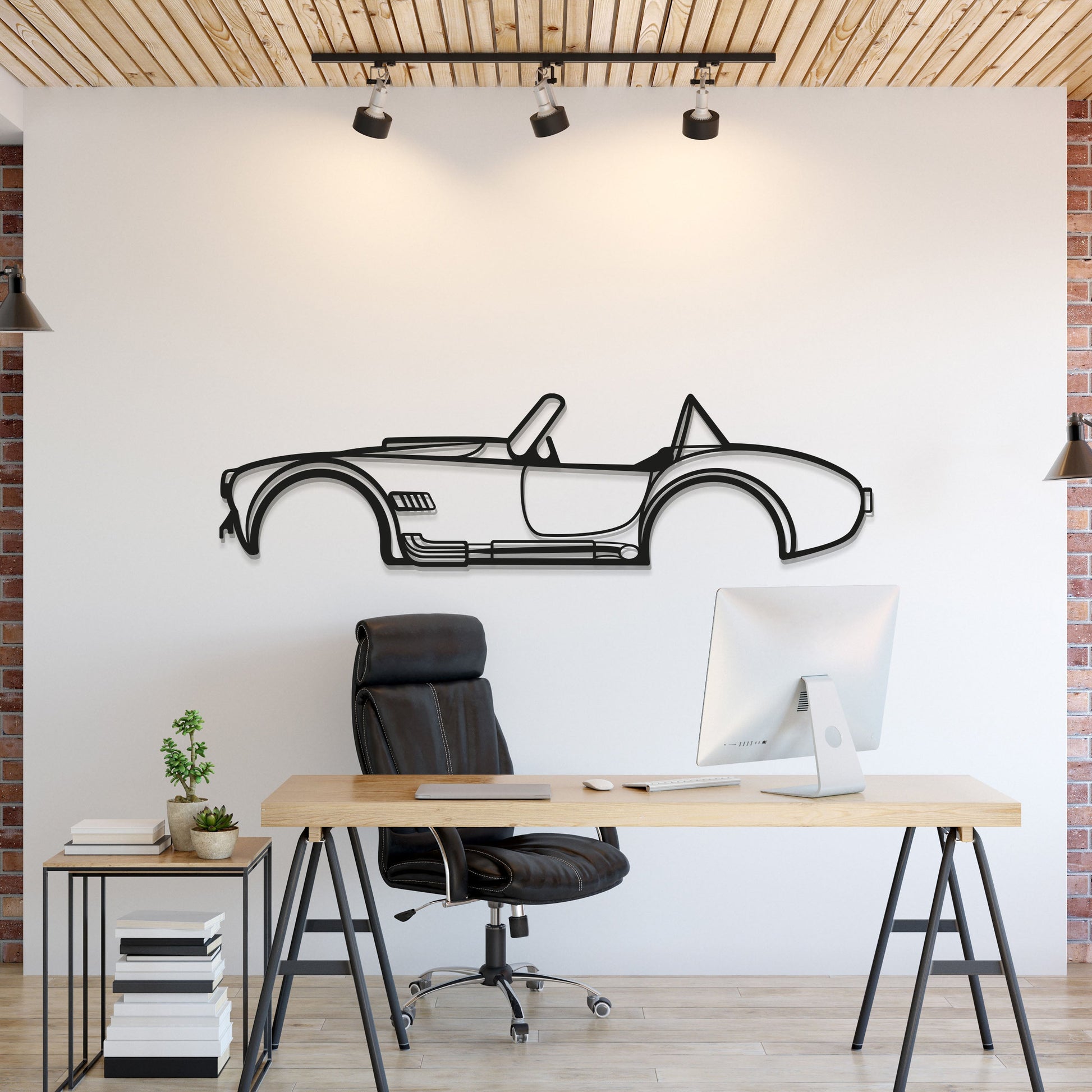 1965 Shelby Cobra Metal Car Wall Art - MT0075 - Concordia Style Boutique