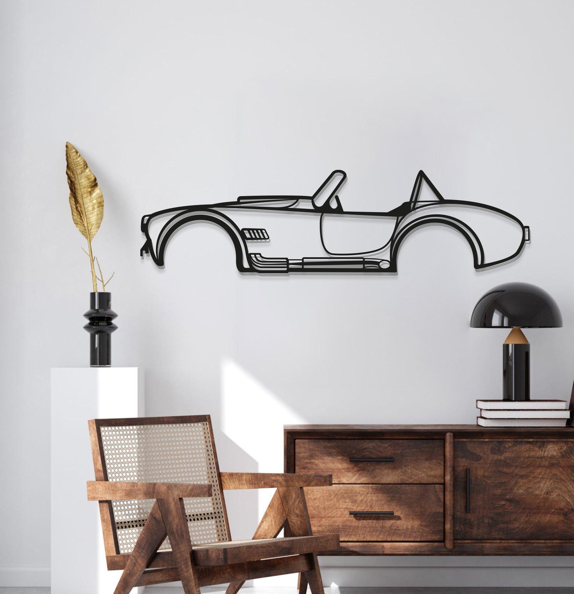 1965 Shelby Cobra Metal Car Wall Art - MT0075 - Concordia Style Boutique