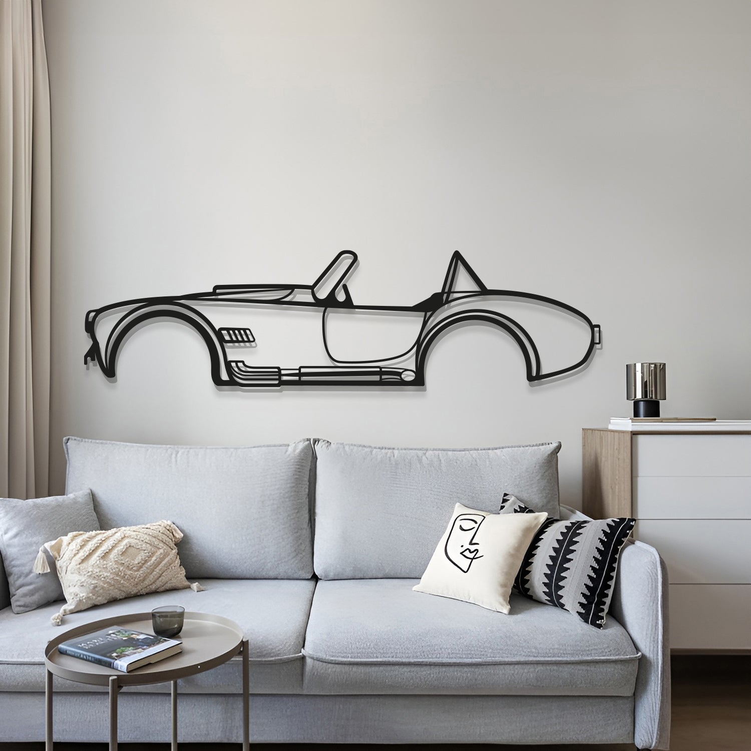 1965 Shelby Cobra Metal Car Wall Art - MT0075 - Concordia Style Boutique