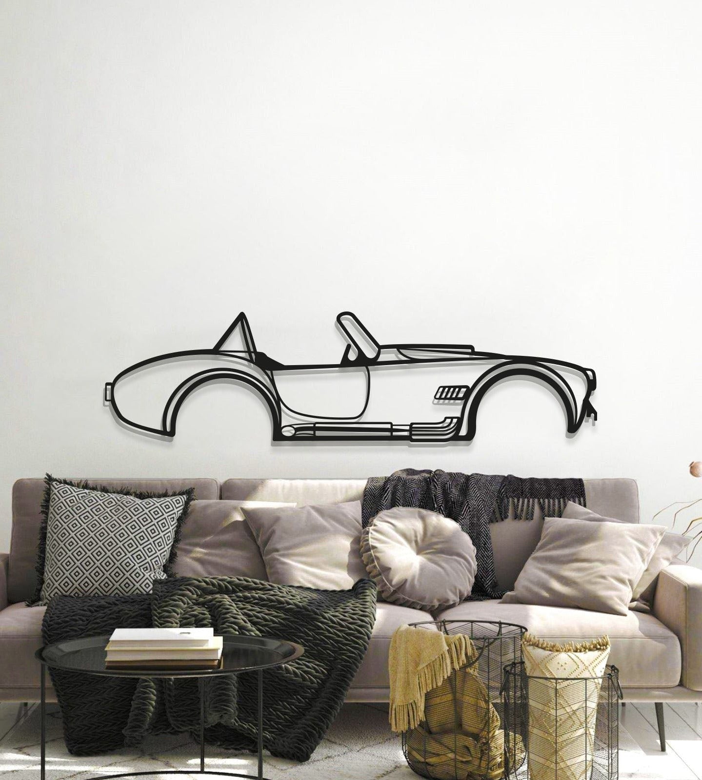 1965 Shelby Cobra Metal Car Wall Art - MT0075 - Concordia Style Boutique