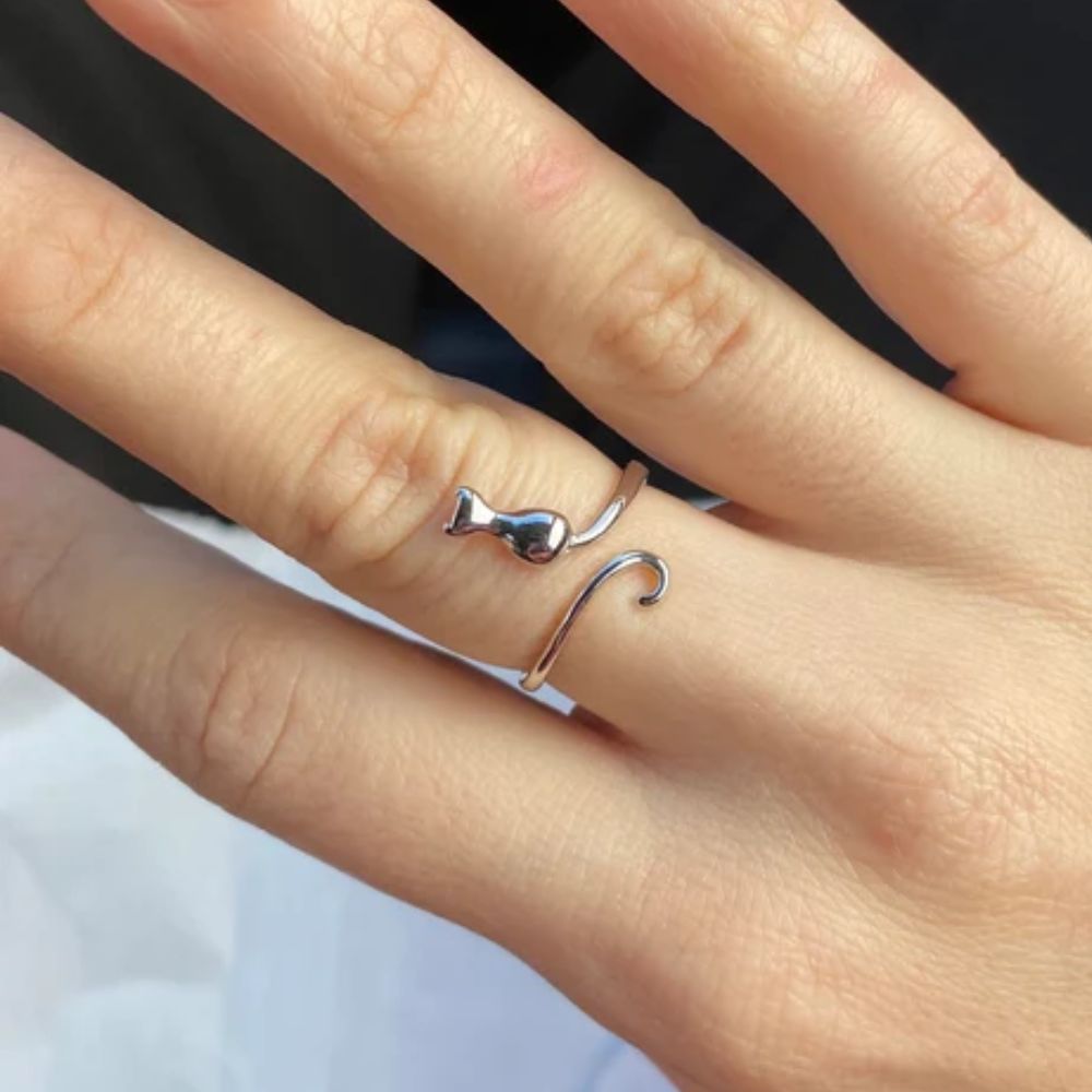 ADORABLE CAT RING (ADJUSTABLE) - Concordia Style Boutique