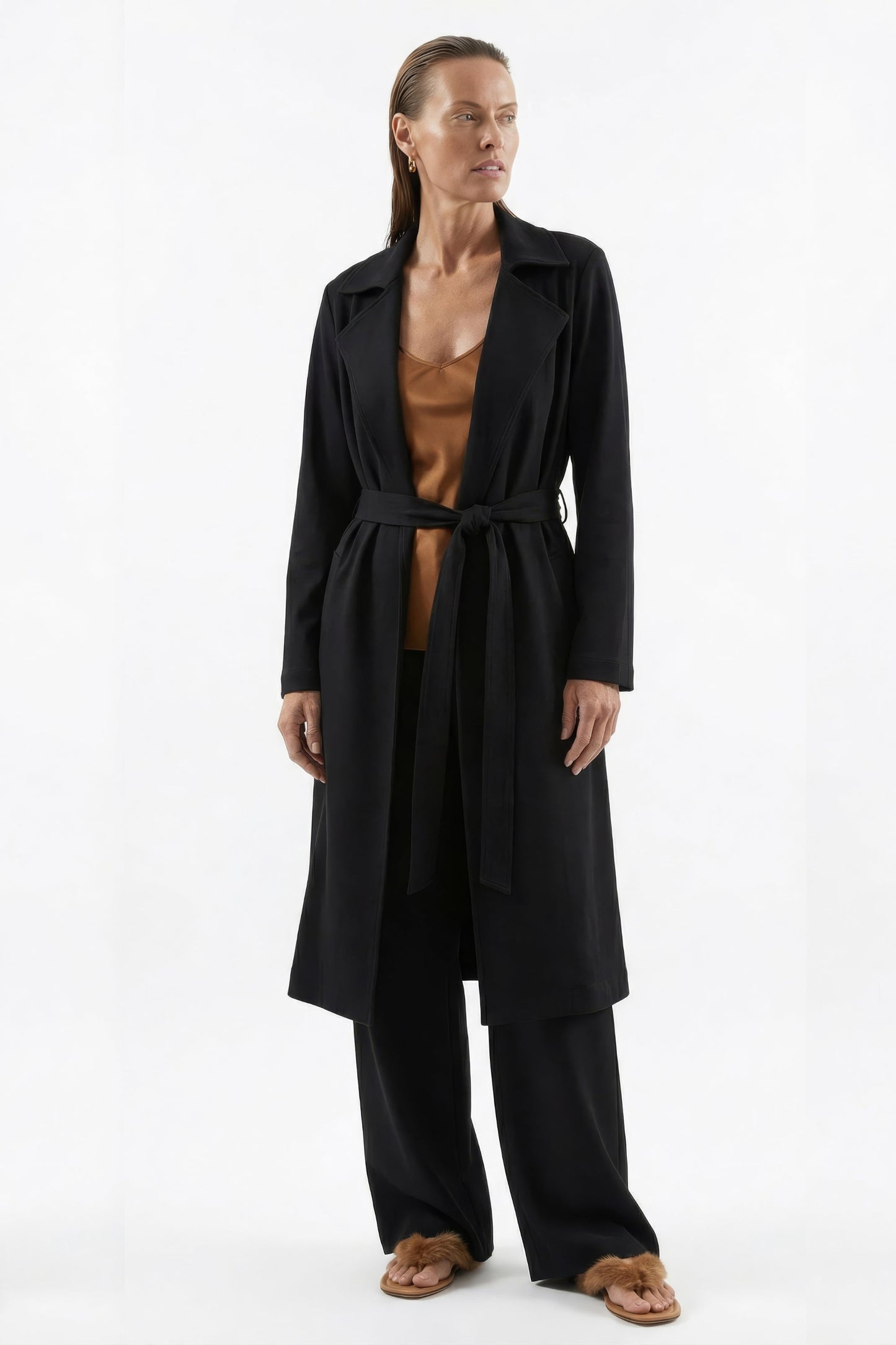 The Meridian Knit Trench