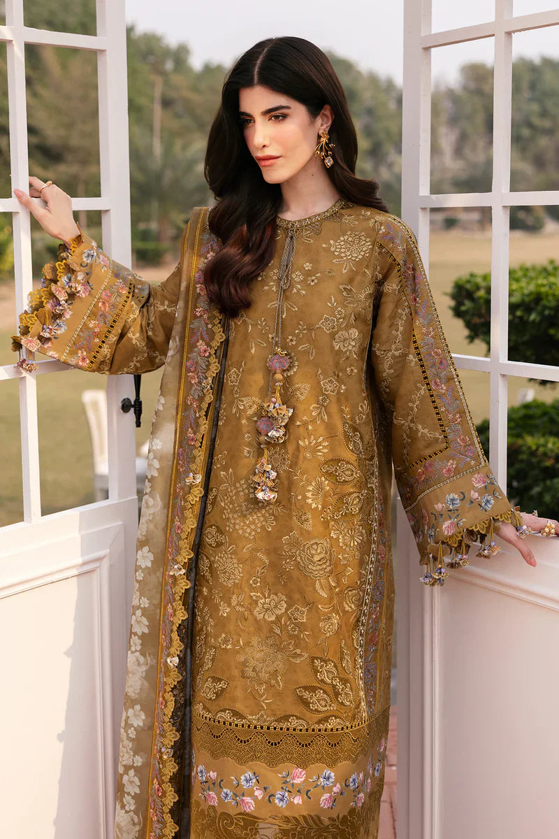 Baroque - BEL-25-D03 3 Piece Embroidered Jacquard Lawn