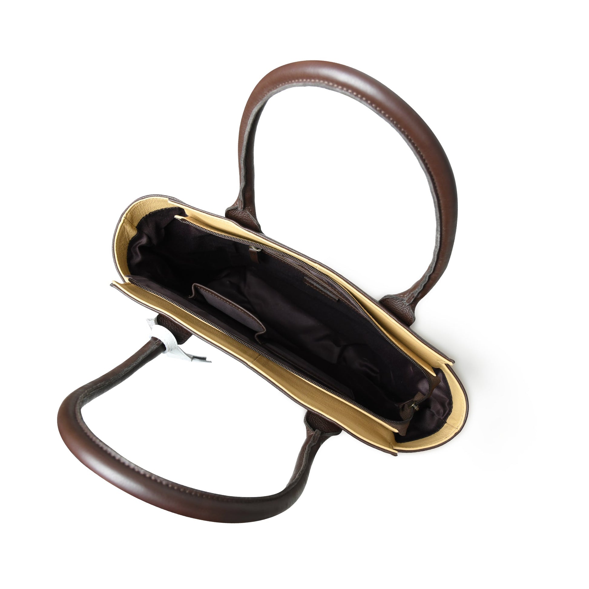 Chestnut Charm Brown Leather Tote - Concordia Style Boutique