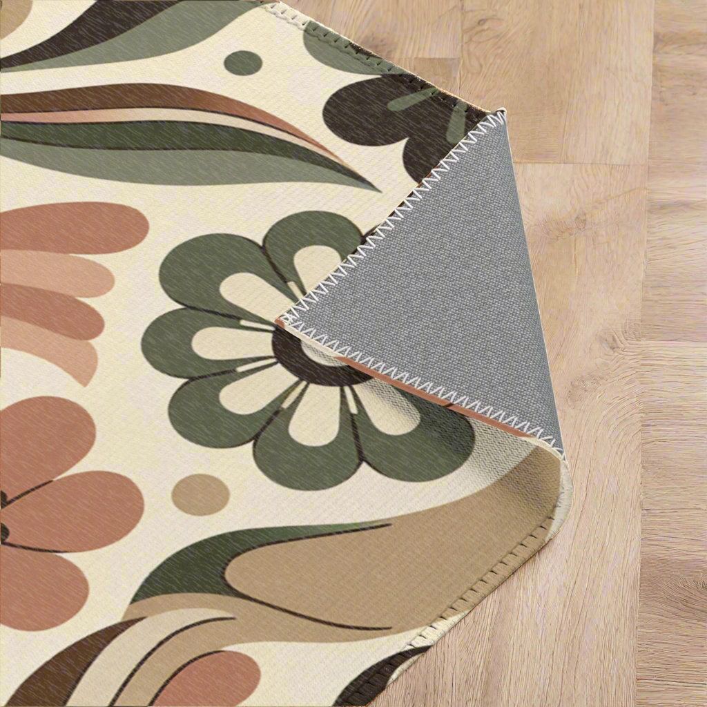 Earthy Floral X-pen mat