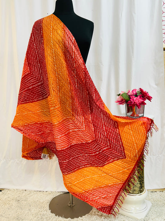 Bandhani print dupatta