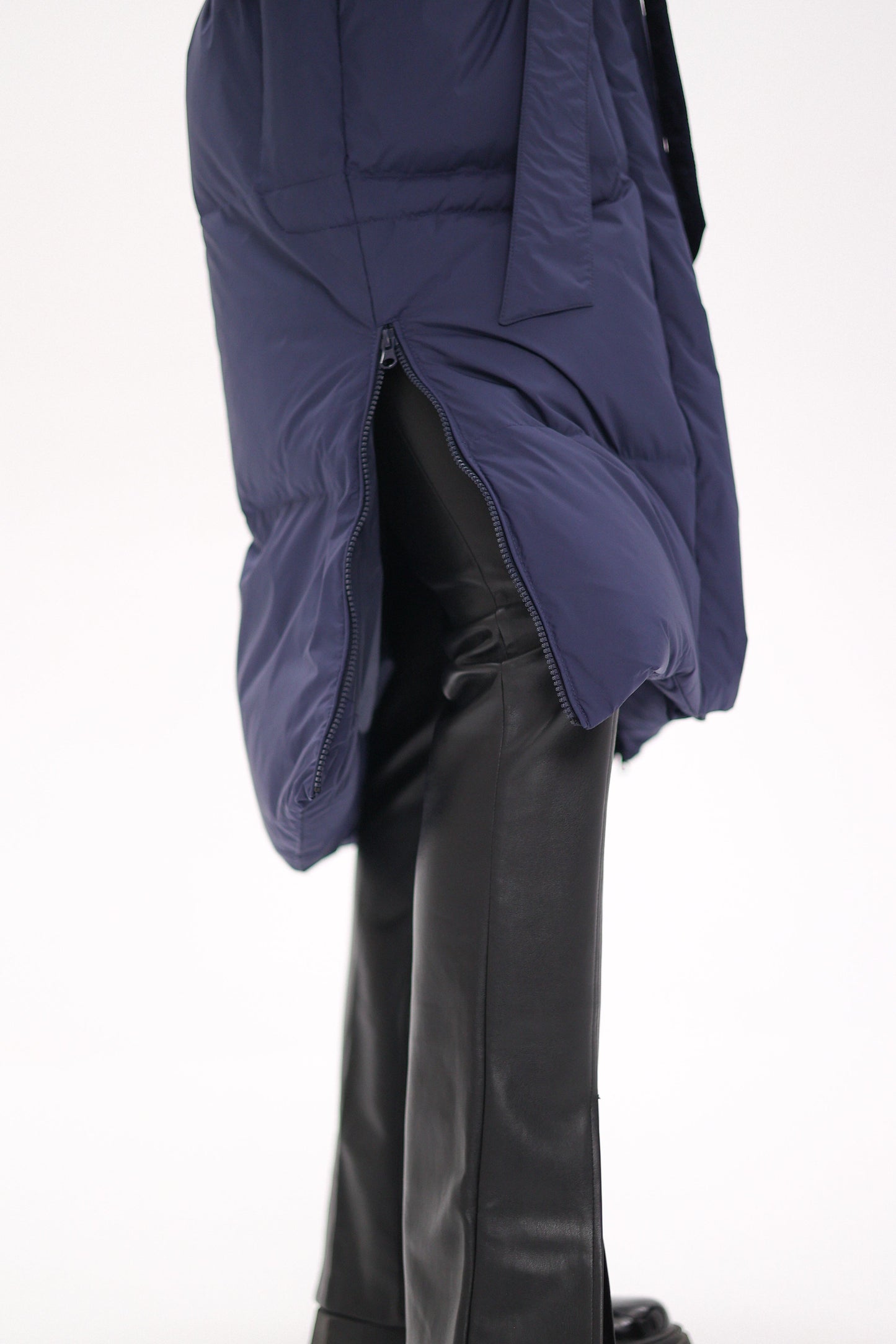 Genuine Silver Fox Down Fill Coat