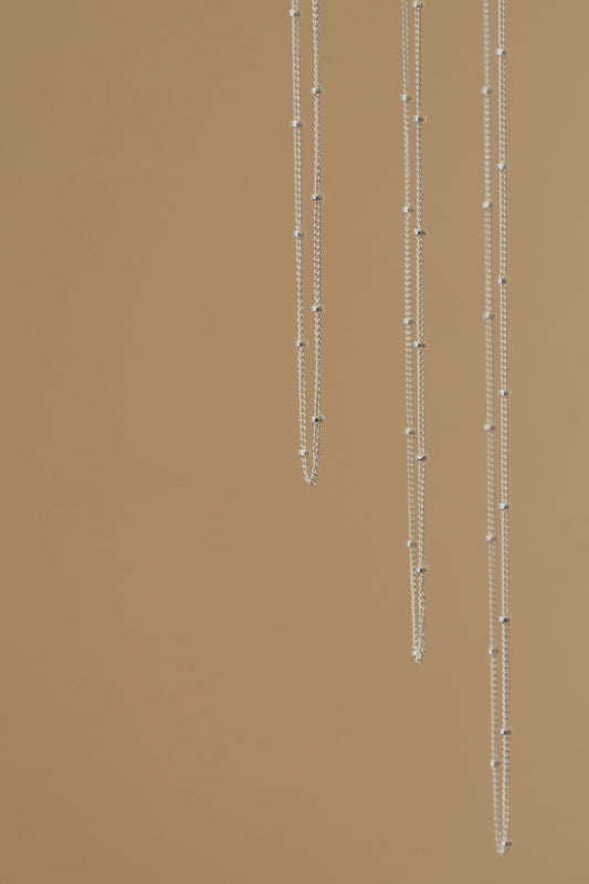 STERLING SILVER SATELLITE CABLE CHAIN - Concordia Style Boutique