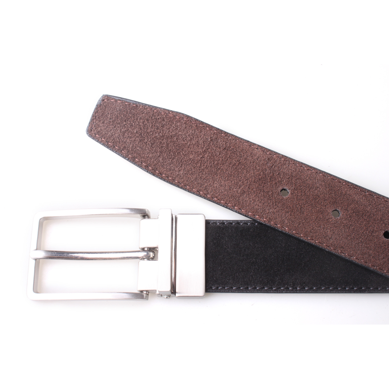 Miles Reversible Suede Leather 3.5 CM Belt - Concordia Style Boutique