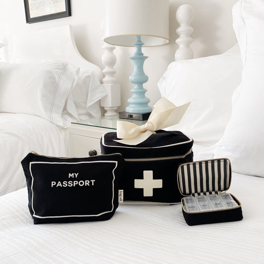 First Aid Travel Gift Set Deal 3-Pack, Black - Concordia Style Boutique