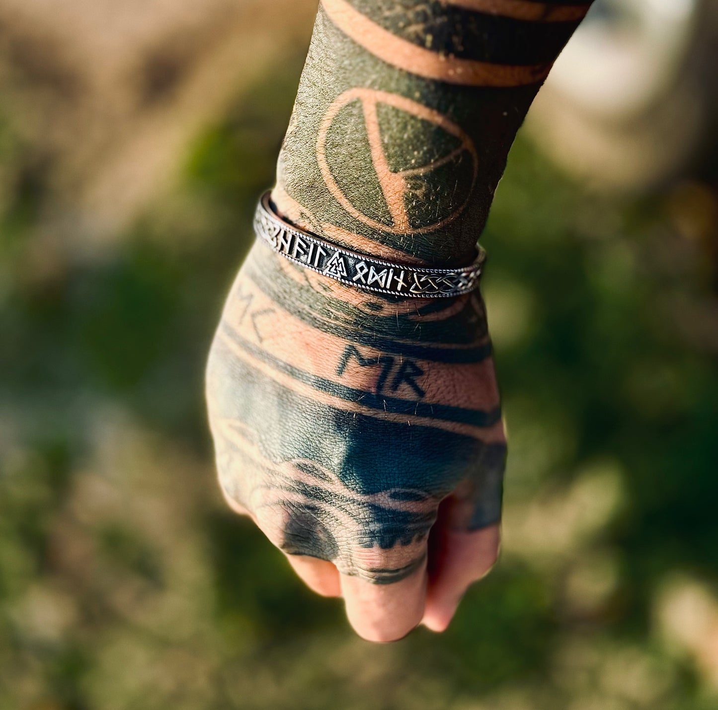 “Hail Odin” Runic Bracelet