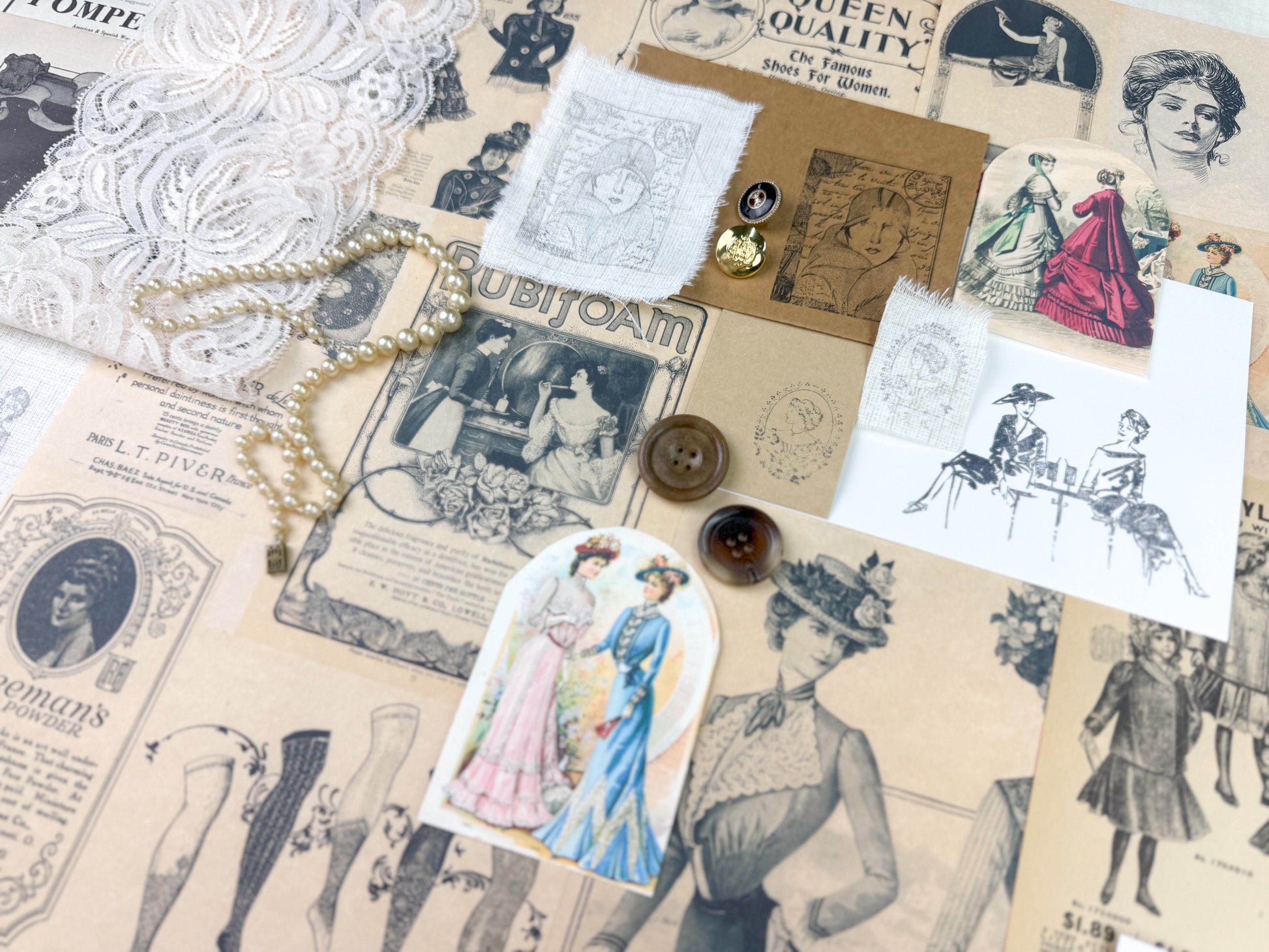 Fashion Ephemera Kit - Concordia Style Boutique