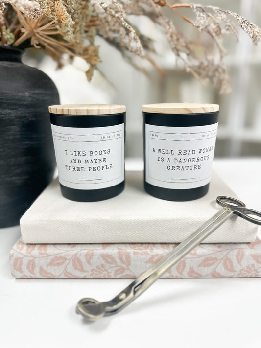 Funny Book Lover Candle - Premium Kits & Gift Boxes from A House of Books - Just $20! Shop now at Concordia Style Boutique