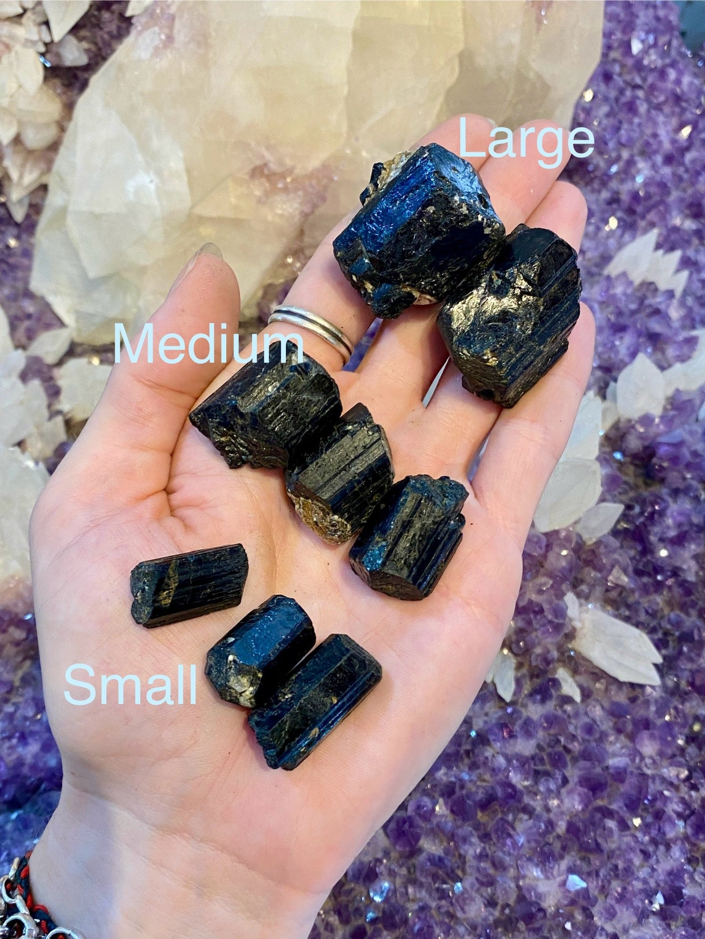Black Tourmaline Raw Chunks