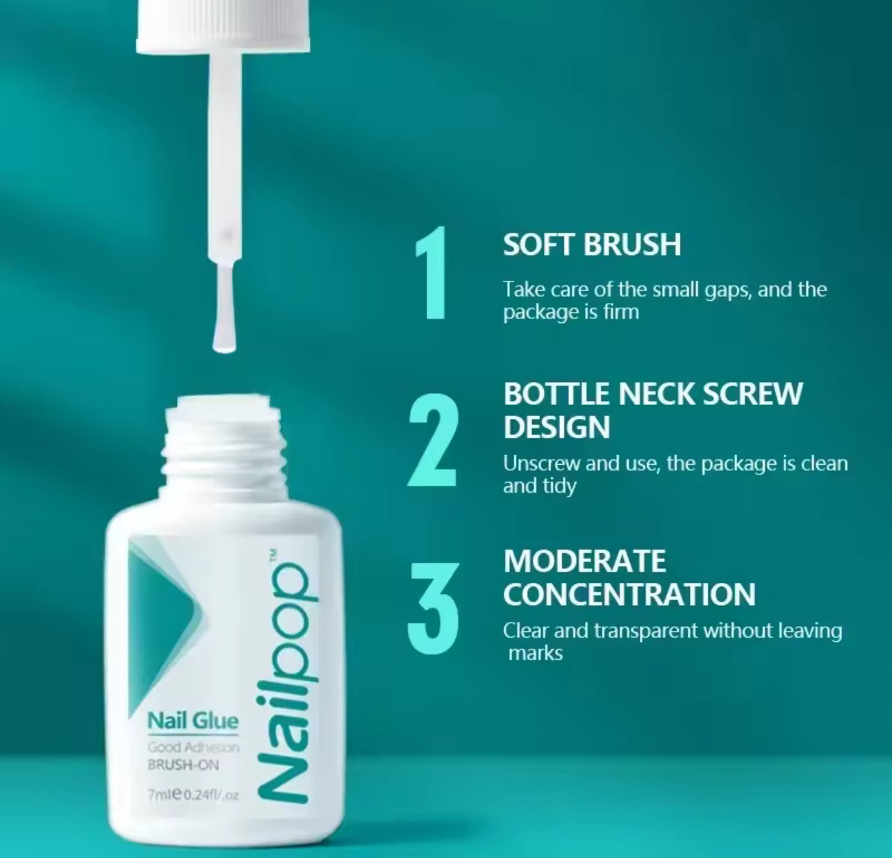 Brush-On Nail Glue - Concordia Style Boutique