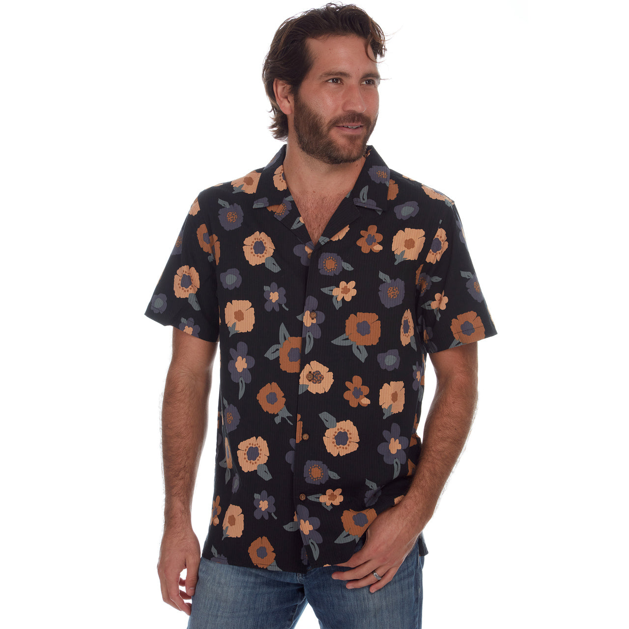 Kai Printed Seer Sucker Shirt - Concordia Style Boutique