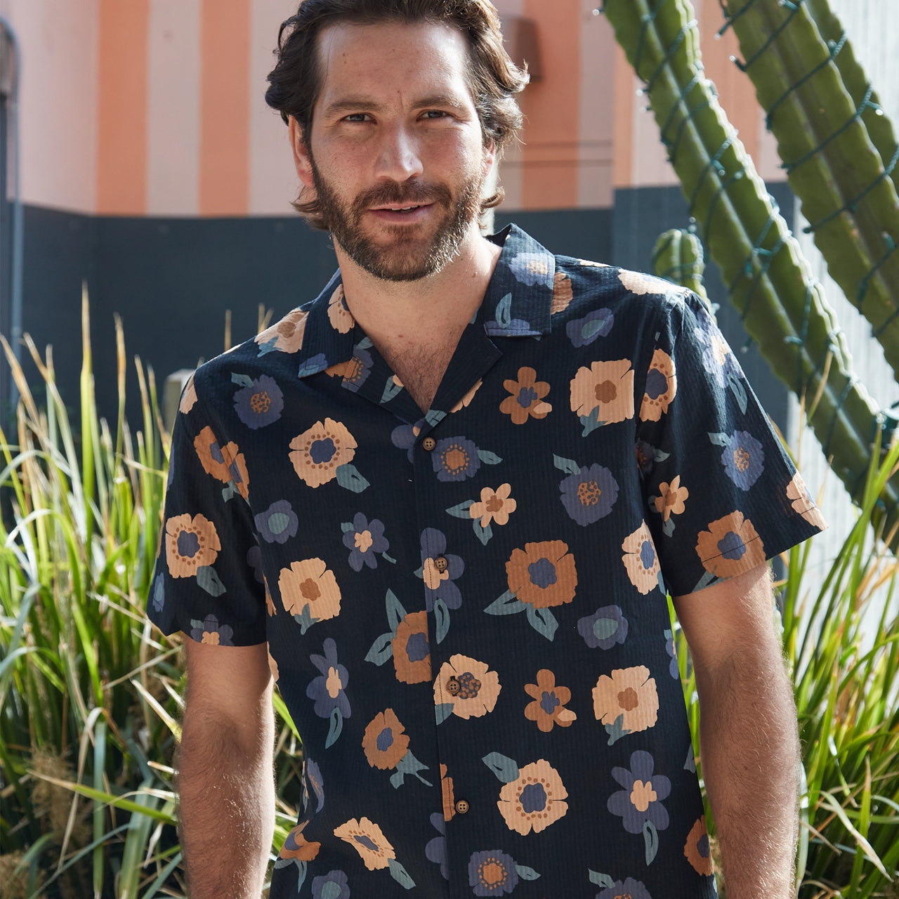 Kai Printed Seer Sucker Shirt - Concordia Style Boutique