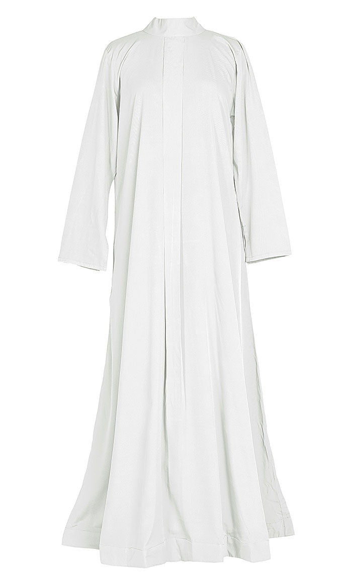 Everyday Wear Black & White Double Layer Bisht And Lined Abaya