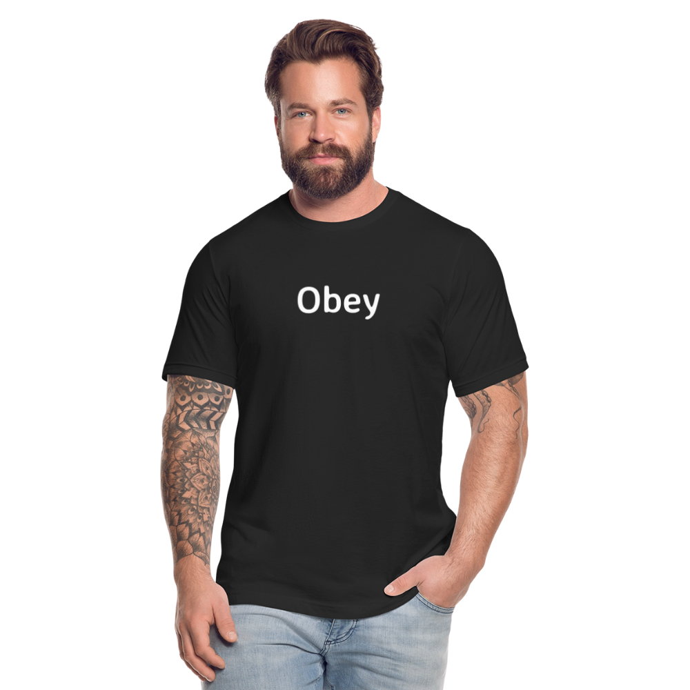 Unisex Jersey T-Shirt - "Obey" - Premium T Shirt from Concordia Style Boutique - Just $19.66! Shop now at Concordia Style Boutique