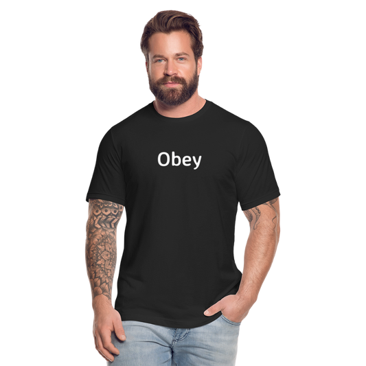 Unisex Jersey T-Shirt - "Obey" - Premium T Shirt from Concordia Style Boutique - Just $19.66! Shop now at Concordia Style Boutique