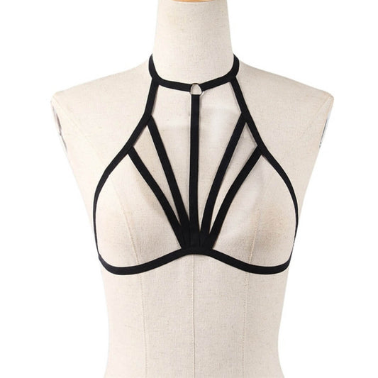 ELASTIC HARNESS BRA - Concordia Style Boutique