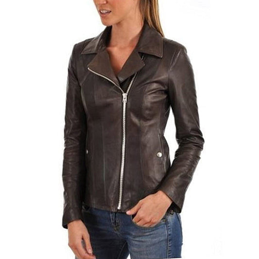 Aurora Ladies Leather Jacket - Concordia Style Boutique