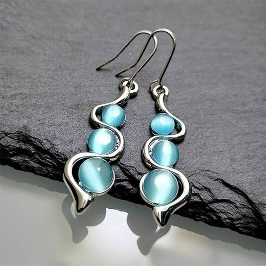 BLUE DROPLETS EARRINGS (PAIR) - Concordia Style Boutique