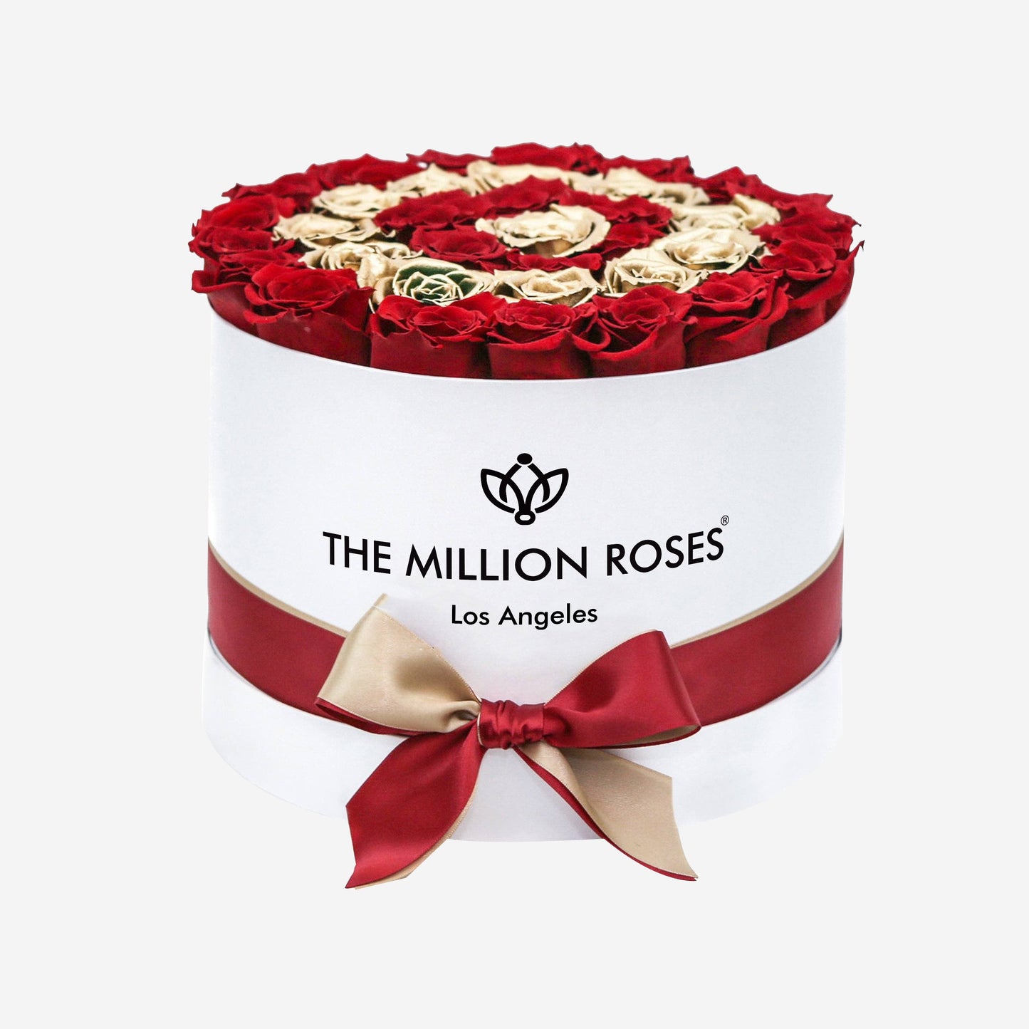Supreme White Box | Red & 24K Gold Roses | Target
