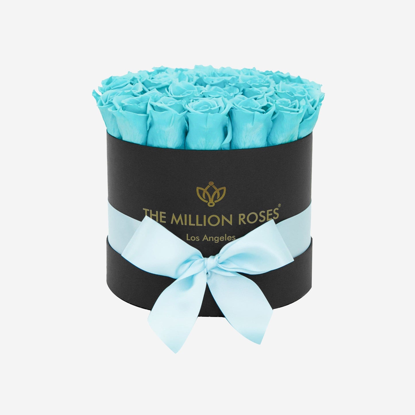 Classic Black Box | Turquoise Roses