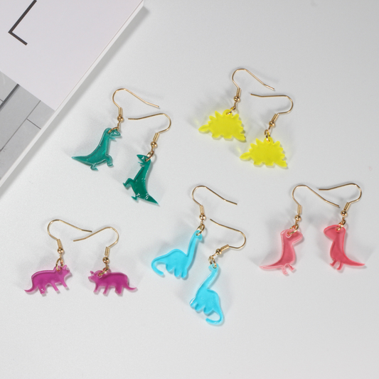 DINOSAUR EARRINGS (PAIR) - Concordia Style Boutique