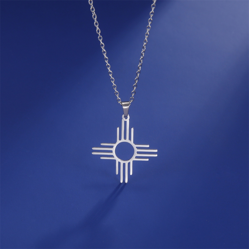 SILVER CROSS NECKLACE - Concordia Style Boutique