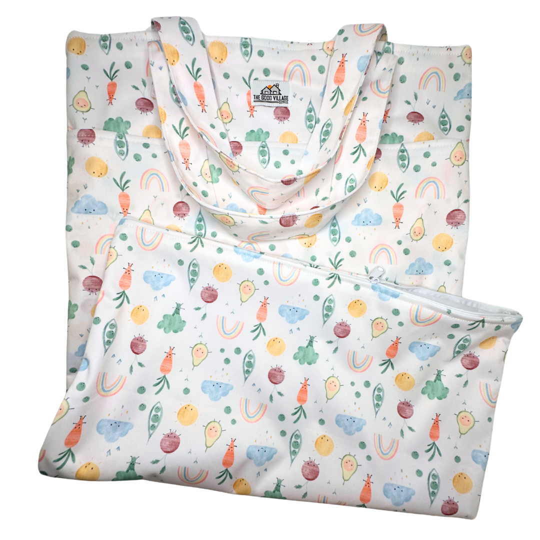 Large Hanging Wetbag | Veggies - Concordia Style Boutique