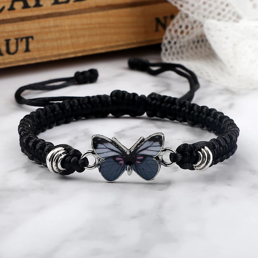 BUTTERFLY CHARM BRACELET (ADJUSTABLE) - Concordia Style Boutique