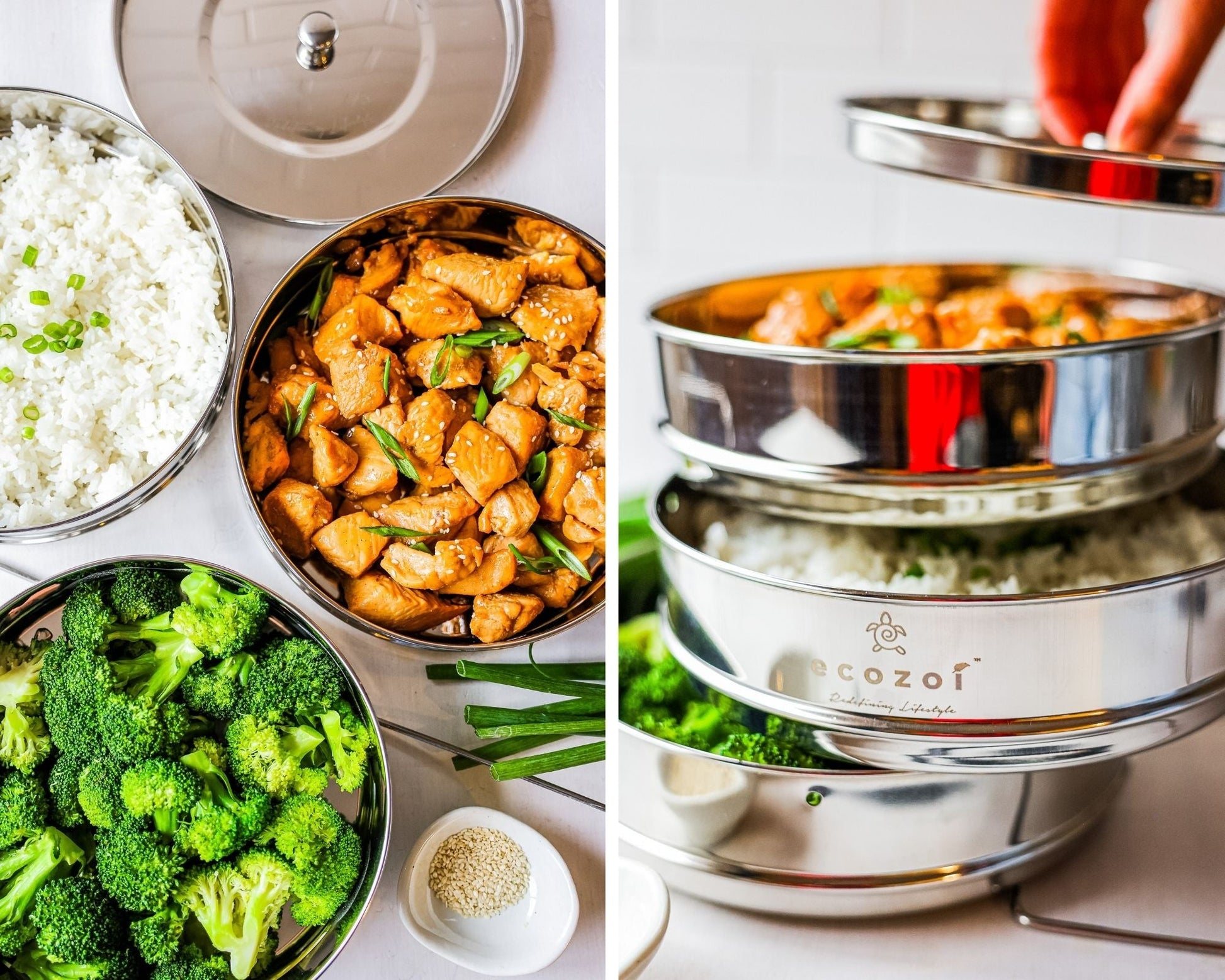 Instant Pot Insert Pans, 3 Tier for 6 Qt / 8 Qt Pressure Cookers - Concordia Style Boutique
