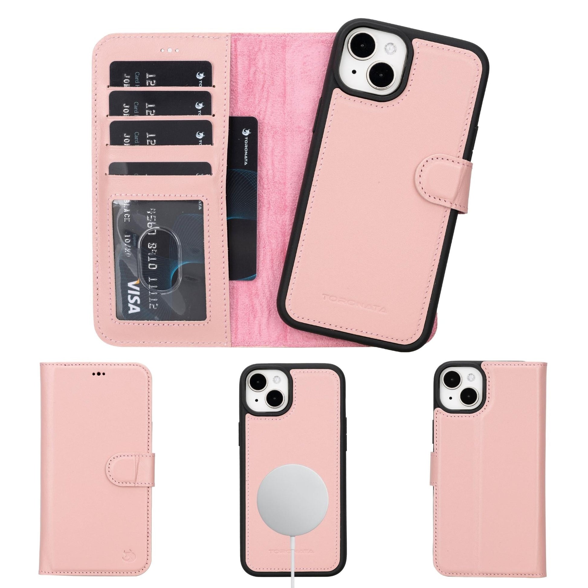 Casper iPhone 14 Series Detachable Leather Wallet Case - Concordia Style Boutique