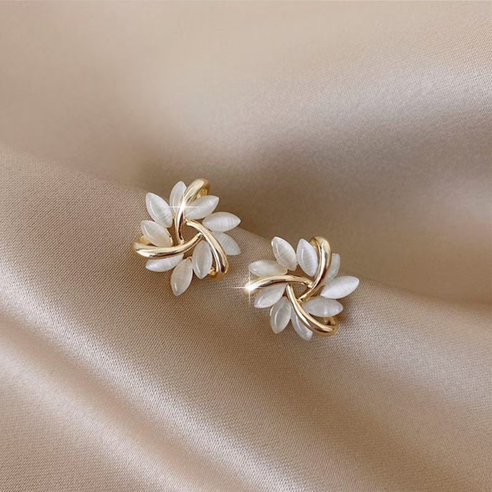 OPAL PETAL STUD EARRINGS (PAIR) - Concordia Style Boutique