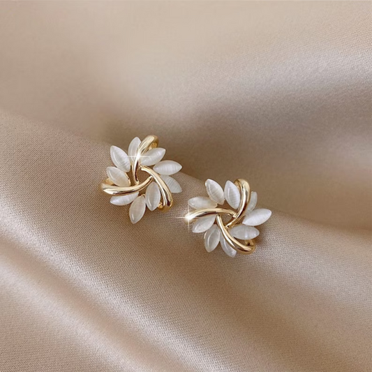 OPAL PETAL STUD EARRINGS (PAIR) - Concordia Style Boutique