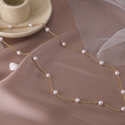 DAINTY PEARL NECKLACE - Concordia Style Boutique