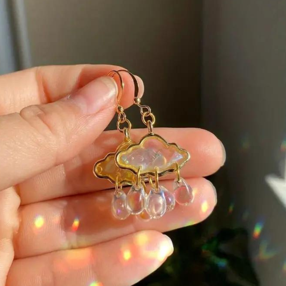 RAIN CLOUD EARRINGS (PAIR) - Concordia Style Boutique
