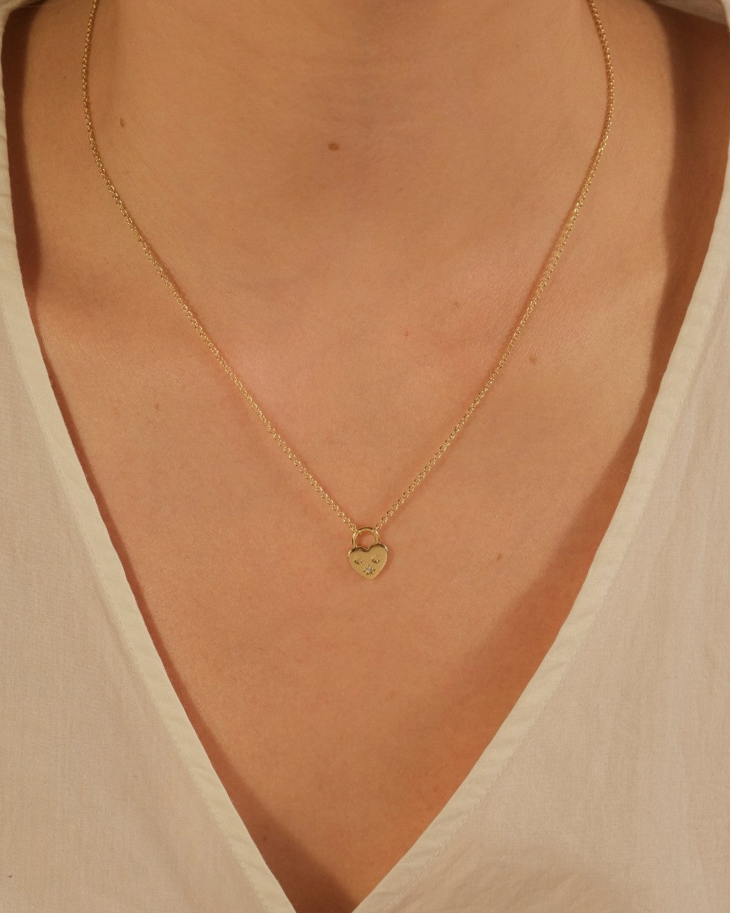 Josephine CZ Heart Locket Pendant Necklace - Concordia Style Boutique