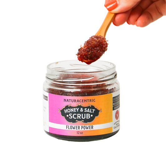 Flower Power Honey & Salt Scrub - Concordia Style Boutique
