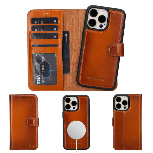 Casper iPhone 14 Series Detachable Leather Wallet Case - Concordia Style Boutique