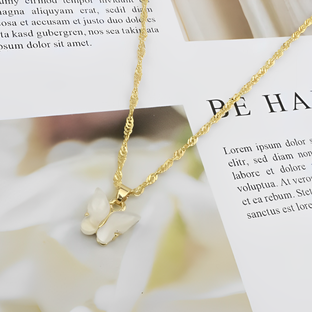 DAINTY BUTTERFLY NECKLACE - Concordia Style Boutique