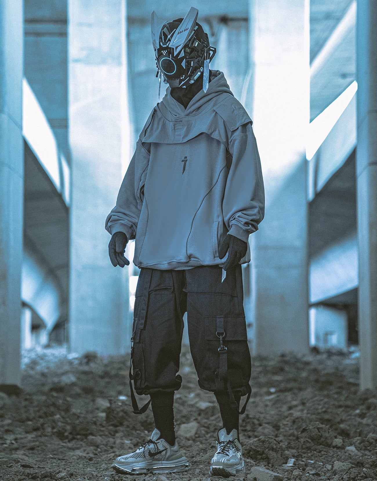 HiH29 Shadow Mixed Hoodie - Concordia Style Boutique