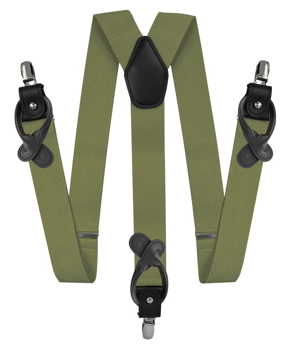 Vittorio Farina Men's Convertible Suspender in Gift Box: 70% Polyester & 30% Elastomer - Concordia Style Boutique