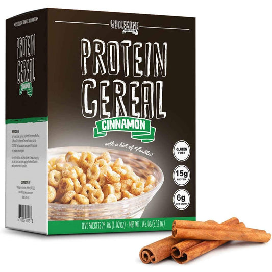 Cinnamon Protein Cereal - High Protein & Fiber, Low Carb - Concordia Style Boutique