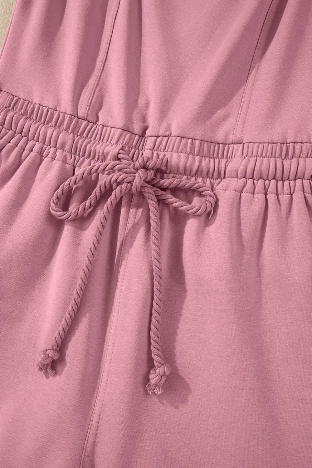 Elastic Waist Sleeveless Square Neck Jumpsuit - Concordia Style Boutique